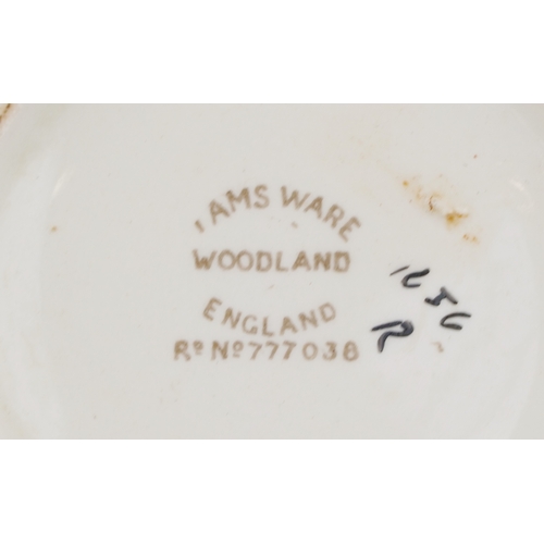 336 - Art Deco porcelain, glassware and metalware including a Czechoslovakian part tea service, Shelley, F... 
