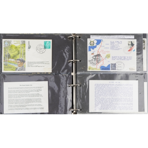 1278 - A collection of military aviation interest first day covers arranged in three albums.