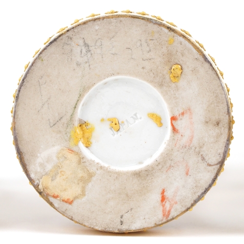 1583 - Four Japanese Satsuma pottery figures including fishermen and labourers, each bearing character mark... 