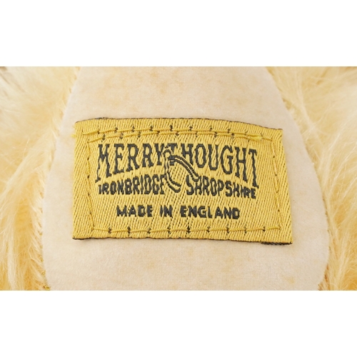 714 - Vintage and later jointed teddy bears including a Steiff musical bear, a Dean's Rag Book replica bea... 