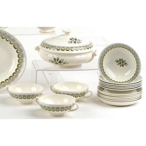  Wedgwood of Etruria & Barlaston Persephone pattern dinnerware designed by Ravilious including meat p... 