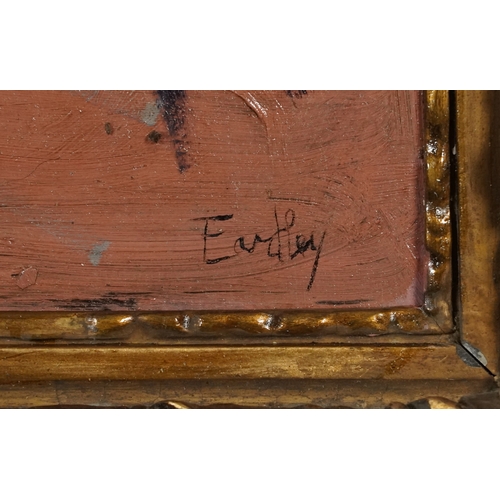 2567 - Portrait of children, English school oil on board, framed, 75cm x 50cm.