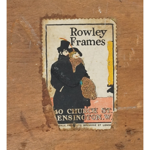 2567 - Portrait of children, English school oil on board, framed, 75cm x 50cm.