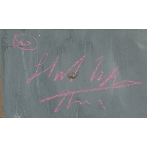 2473 - Still life flowers and vases, European school oil on board, framed, 75cm x 50cm.