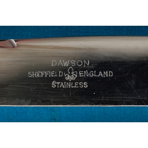 3746 - A Mappin & Webb plated part canteen of cutlery within a Flexfit teak case, 52cm wide.