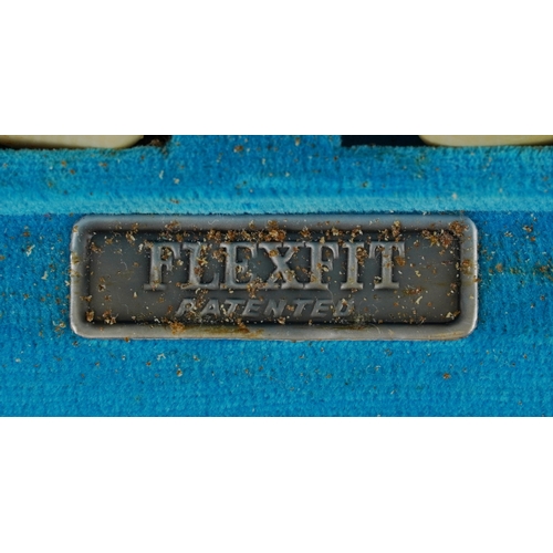 3746 - A Mappin & Webb plated part canteen of cutlery within a Flexfit teak case, 52cm wide.