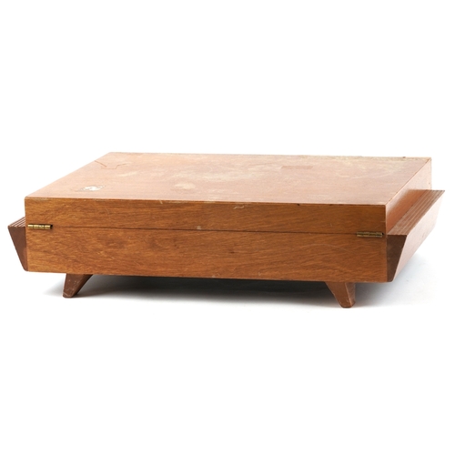 3746 - A Mappin & Webb plated part canteen of cutlery within a Flexfit teak case, 52cm wide.