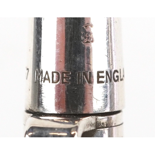 63 - Two silver Yard-O-Led silver propelling pencils, each 12.5cm in length.