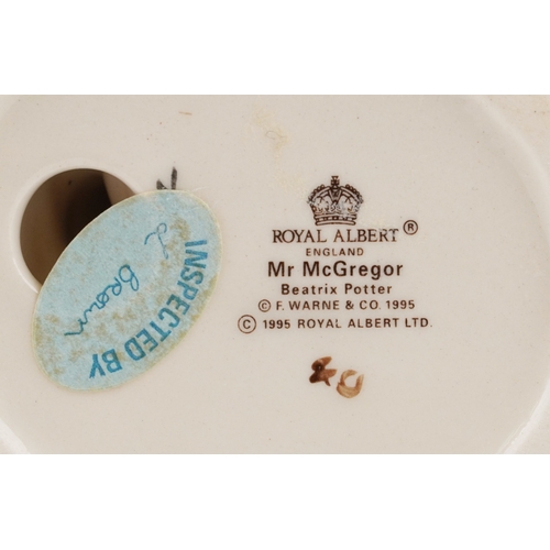 614 - Beatrix Potter collectables, mostly with boxes, including Wedgwood, Beswick and Royal Albert, the la... 