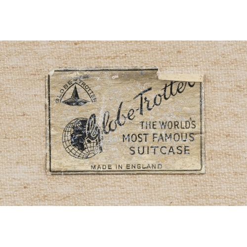 1036 - A vintage Salesman suitcase with lift out trays, 20cm H x 60cm W x 38cm D.