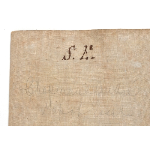  xxx is there a way to shoot straight then stitch together with gaps? xxx A large 18th century linen ... 