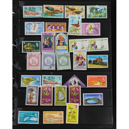 1232 - 19th century and later Commonwealth and world stamps including Saint Vincent, Pitcairn Island, Spain... 