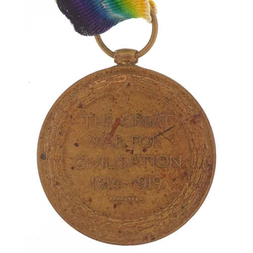 2678 - A British military World War I Victory medal awarded to 74707 DVR.T.BIRKETT.R.A.