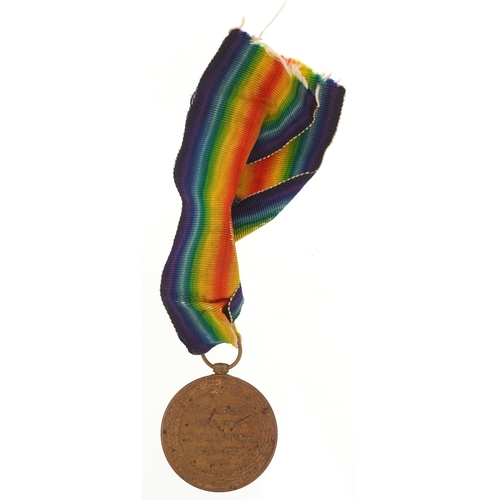 2678 - A British military World War I Victory medal awarded to 74707 DVR.T.BIRKETT.R.A.