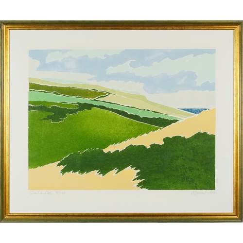 2334 - Barbara Newcomb (1936-2020) - Sealand III, 20th century British school signed and editioned print, 9... 