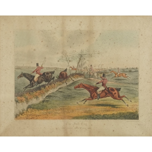 2431 - Henry Thomas Alken - The Death, Getting Away, Drawing the Cover and The Full Cry, a set of 19th cent... 