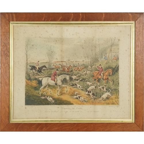 2431 - Henry Thomas Alken - The Death, Getting Away, Drawing the Cover and The Full Cry, a set of 19th cent... 