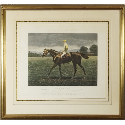 2256 - Harrington Bird - Look and See Queen's Derby Winners Stain; Sainfoin and Donovan, a pair of late 19t... 