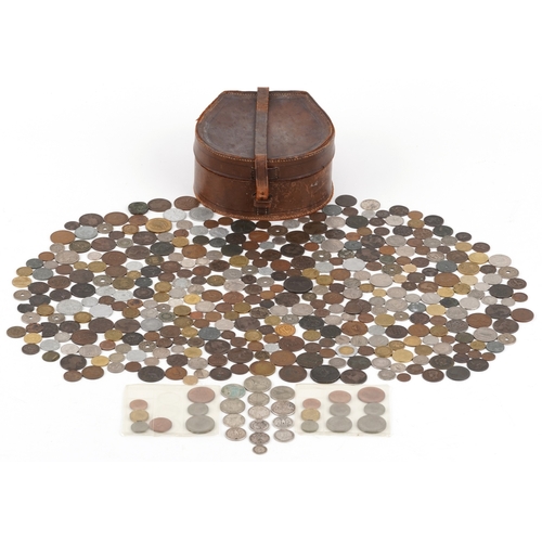 1142 - 19th century and later British and world coins including silver examples and two 1953 pennies, the s... 