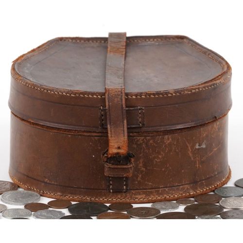 1142 - 19th century and later British and world coins including silver examples and two 1953 pennies, the s... 