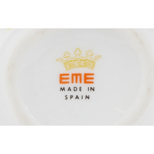 682 - Miniature collectable porcelain teaware including Wedgwood together with a diminutive mahogany dress... 