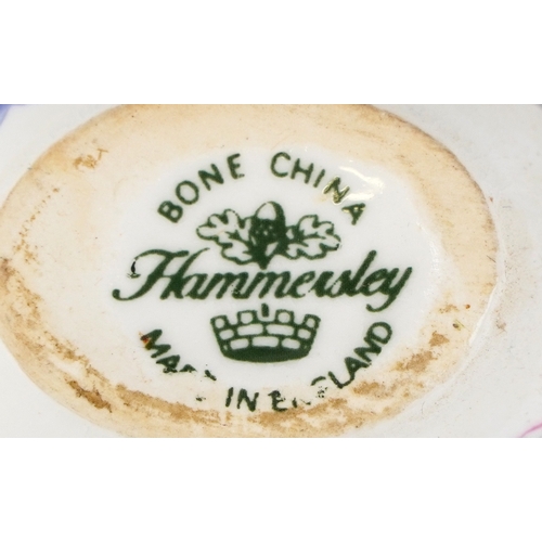 682 - Miniature collectable porcelain teaware including Wedgwood together with a diminutive mahogany dress... 