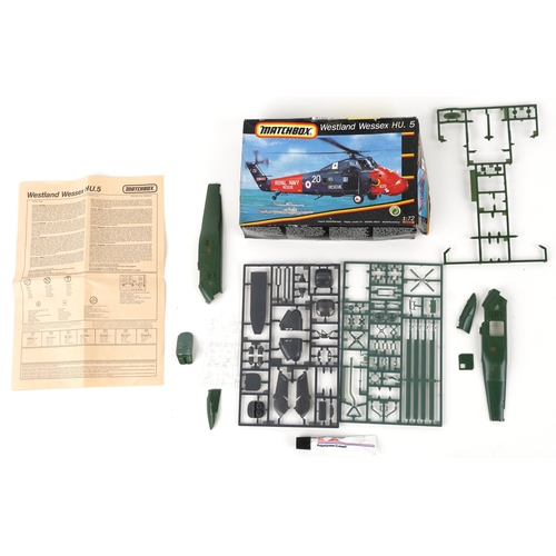 721 - Three vintage model kits comprising Airfix 1:6 Series 3 Skeleton, Revell 1:35 Willy's Jeep and Match... 
