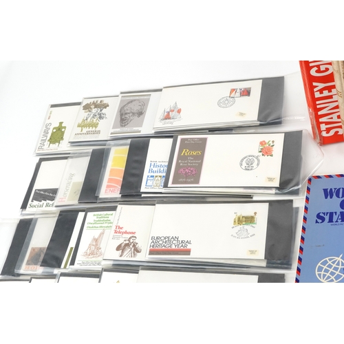 1266 - An extensive collection of British and Commonwealth stamps and first day covers, world catalogues in... 