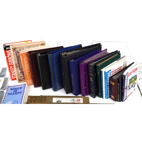 1266 - An extensive collection of British and Commonwealth stamps and first day covers, world catalogues in... 