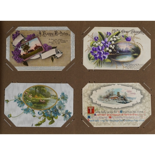 1286 - A collection of early 20th century and later postcards, mostly topographical, including Stonehenge, ... 