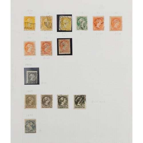 1246 - 19th century and later Canadian stamps including Queen Victoria to include mint and used examples. A... 