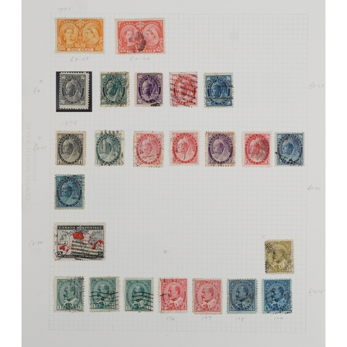 1246 - 19th century and later Canadian stamps including Queen Victoria to include mint and used examples. A... 