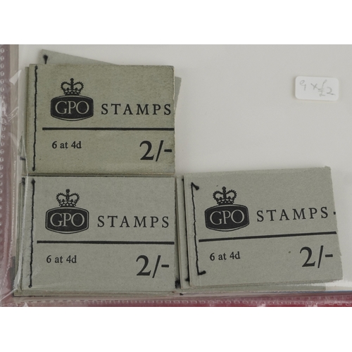 1248 - 1940s and later British stamp booklets complete with stamps including a February 1948 George VI two ... 