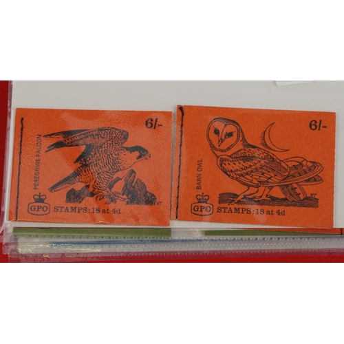 1248 - 1940s and later British stamp booklets complete with stamps including a February 1948 George VI two ... 