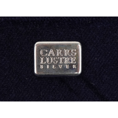 50 - Carrs, an Elizabeth II rectangular silver easel photo frame embossed with flowers, Sheffield 2007, 2... 