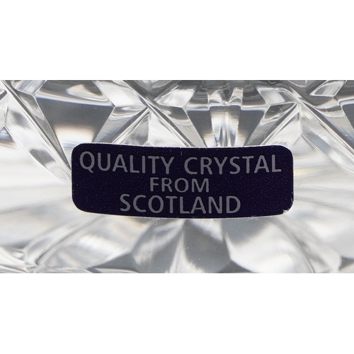 23 - A collection of Edinburgh Crystal glasses including Champagne flutes and tumblers, the largest 17cm ... 