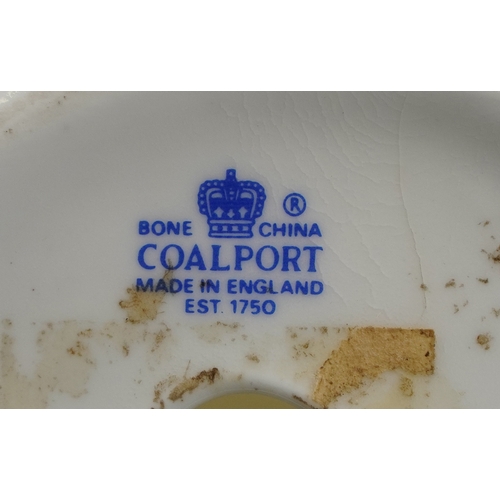 633 - A group of ten Coalport fine bone china figures of animals including tortoise, snail, frog and hedge... 