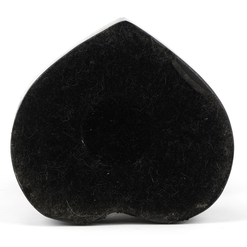 234 - After Peyre, a bronze study of a courting young boy and girl raised on a black slate base, 23.5cm hi... 