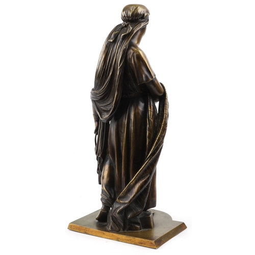 100 - After (Willem) Guillaume Geefs (1805-1883) - A gilt bronze sculpture of Rebecca going to the well, 4... 