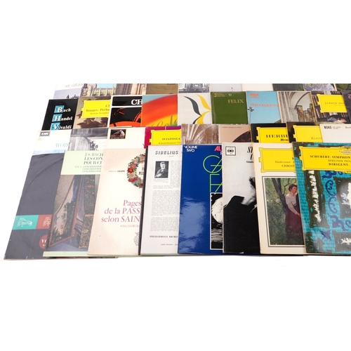 2632 - Vinyl LP records and 45rpm records, mostly classical, including Verdi, Tchaikovsky and Stravinsky.