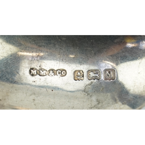 3706 - Edwardian and later silver comprising a circular dish engraved Rye Inter County Foursomes 1965, thre... 