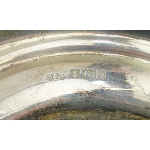 3706 - Edwardian and later silver comprising a circular dish engraved Rye Inter County Foursomes 1965, thre... 