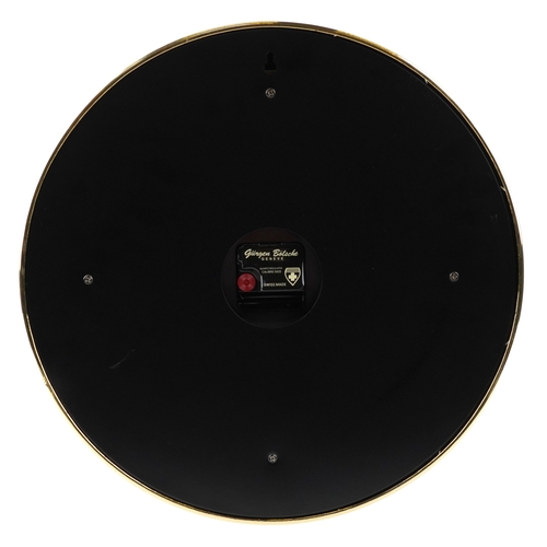 1443 - A Patek Philippe design dealer's display wall clock, 40cm in diameter.