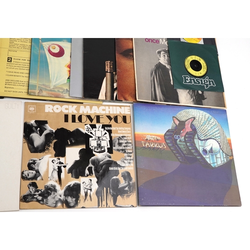 2620 - A collection of vinyl LP records including Barbra Streisand Guilty, The Police Outlandos d'Amour, Cr... 