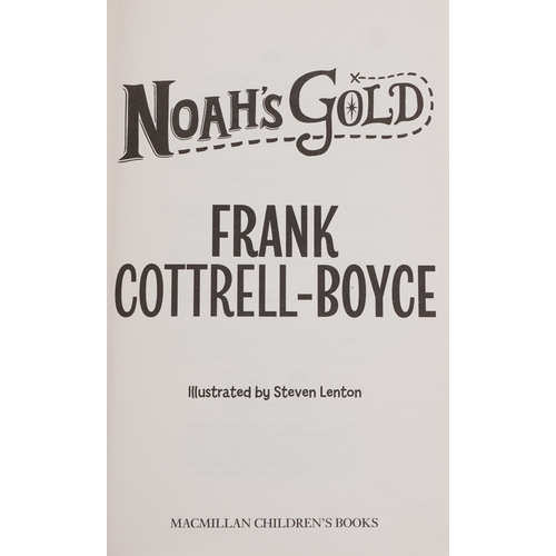 1406 - Noah's Gold by Frank Cottrell Boyce, a signed hardback edition published in 2001, 14cm wide.