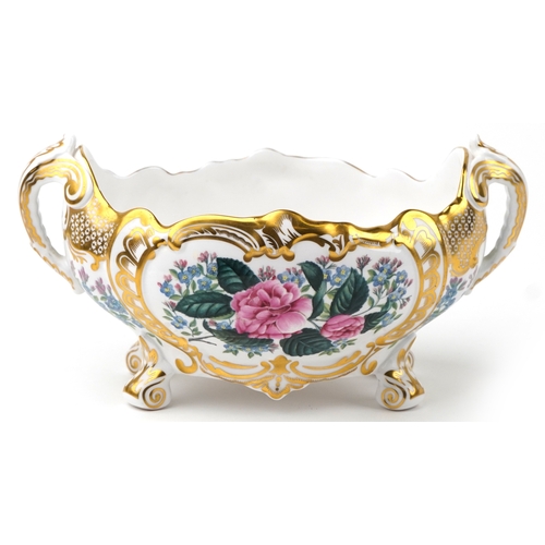 630 - A Spode Treasures hand painted limited edition bowl inspired archive pattern books from the 18th and... 