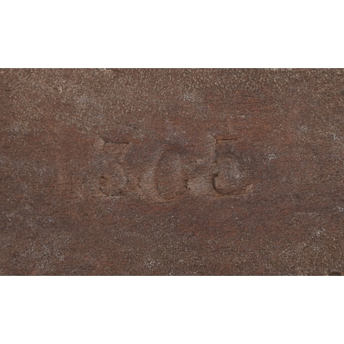 1884 - An early 20th century beech oval centrepiece bowl carved with leaves, with pierced handles, 9cm high... 