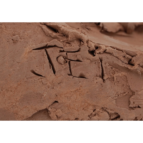 115 - A 20th century plaster head and shoulders portrait bust of a woman, 33cm high.