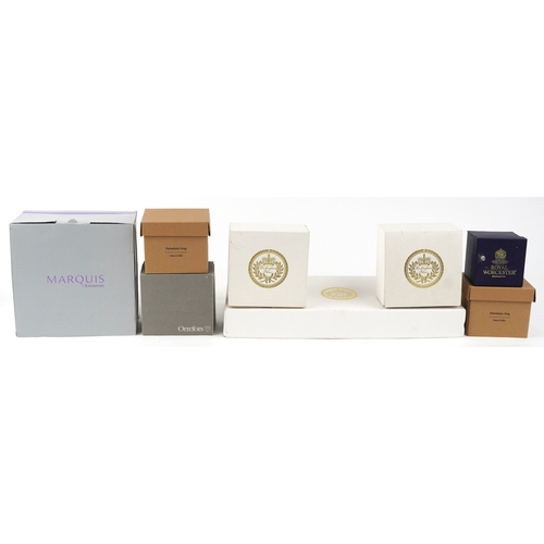 619 - Collectable china and glassware including a Marquis by Waterford crystal fruit bowl, Buckingham Pala... 