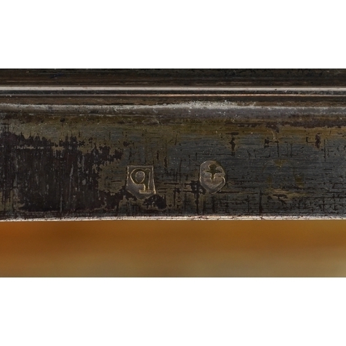  A George III silver snuff box, inscribed Presented to M F W Bernett As A Mark Of The Highest Esteem ... 